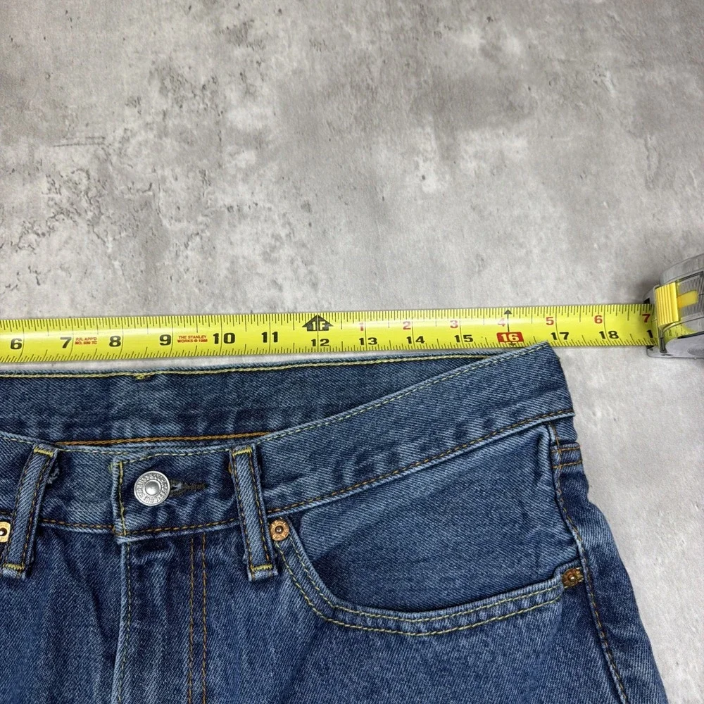 LEVI'S 505 Regular Fit Straight Leg Jeans Men 33x32 Workwear Cotton Denim USA